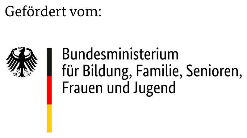 Gefördert vom Bundesministerium für Bildung, Familie, Senioren, Frauen und Jugend